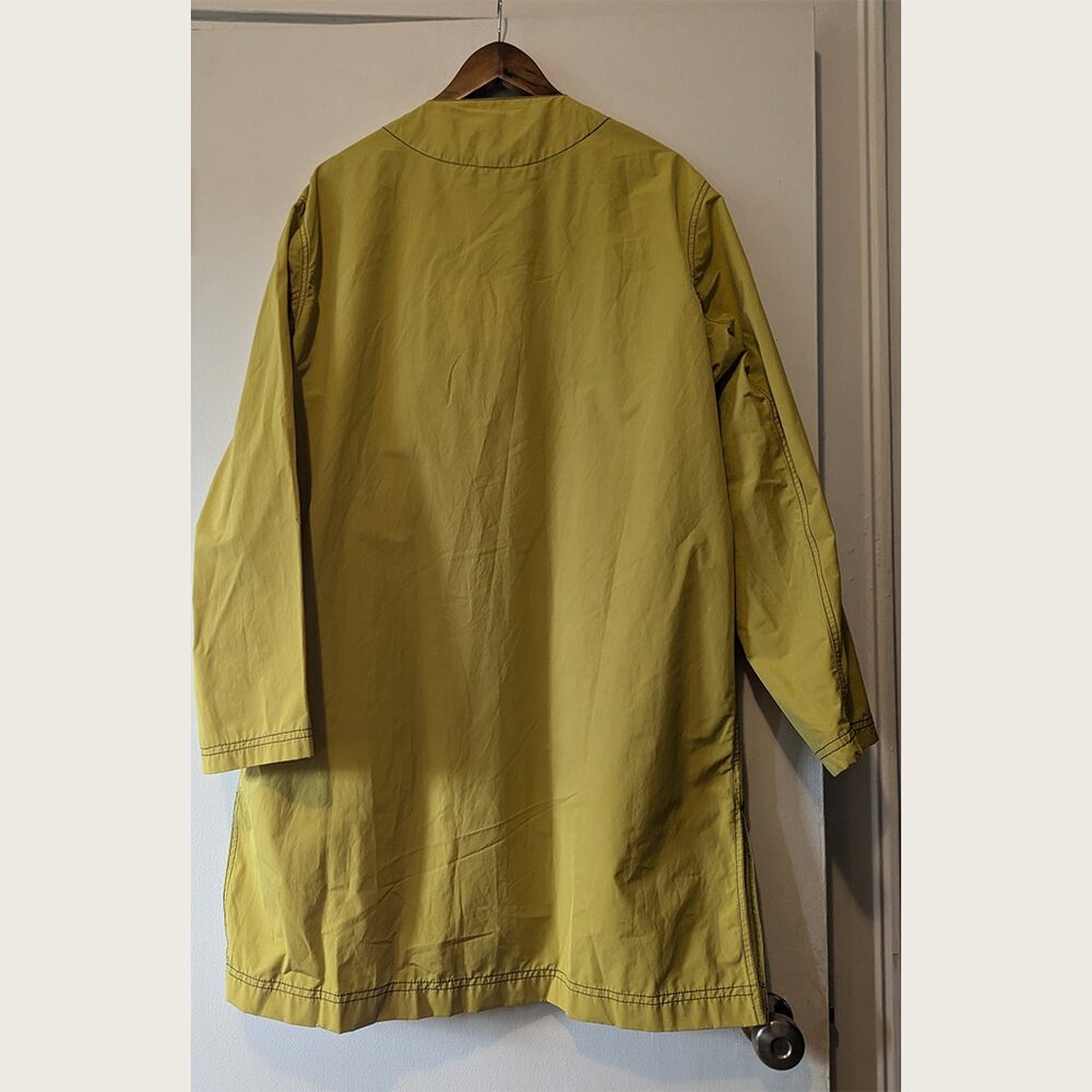 SUNNEI - Yellow collarless coat - Sz M - Picture 5 of 15